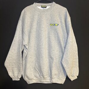Vintage GT Bicycles Crewneck Sweatshirt Men's Size M Heather Gray 90s NOS Cotton